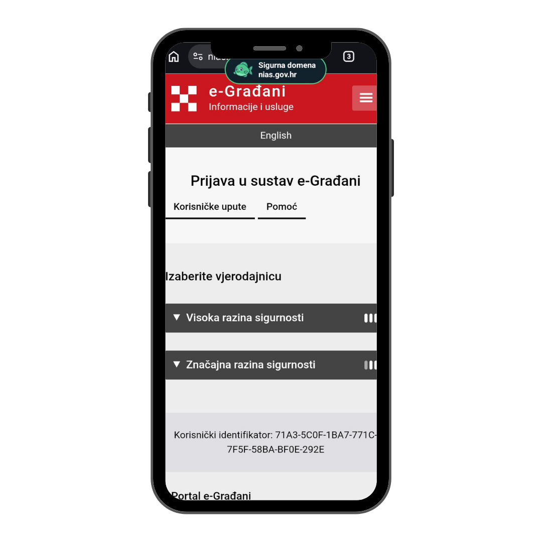 Linkovi u obavijestima u aplikaciji Ribica